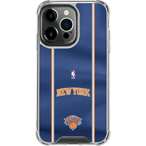 NBA New York Knicks Jersey iPhone 14 Pro Clear Case
